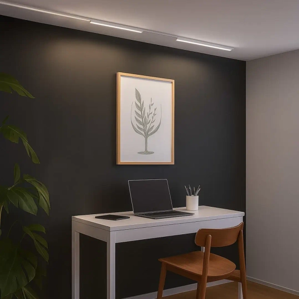 Minimalistyczna lampa magnetyczna do szyn Tuya CCT ML2198 LED 20W CCT biały