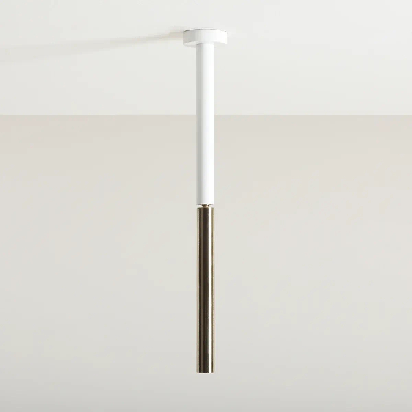 Podłużna lampa sufitowa Stick 1067PL_G_S Aldex regulacja biały złoty