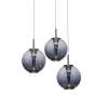 Regulowana lampa wisząca PURE E-INFINITY czarna szara 2222-15 3x7W 2200-5000K zmienna barwa