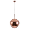 Wisząca lampa nad stół Glam MP-1239-380 Step do jadalni kula miedziana