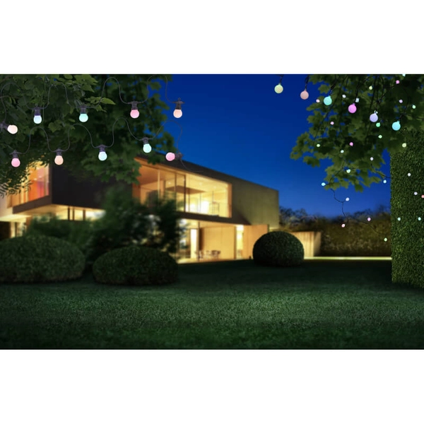 Kolorowa girlanda zewnętrzna 4,8m 25 LED 0,07W multikolor