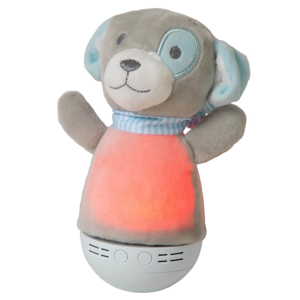 Lampka nocna piesek Dolly 77500/01/36 LED RGB 4,5W niebieska szara