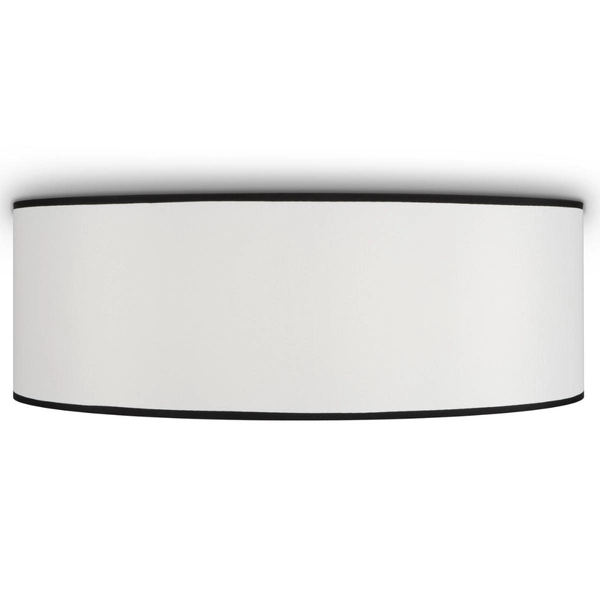 Plafon okrągły Bergamo MOD613CL-03W Maytoni abażurowy biały czarny
