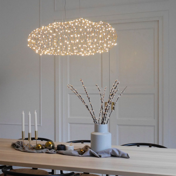 Designerska lampa wisząca Hayden 4201250-6501 chmura LED 15W 2700K złota