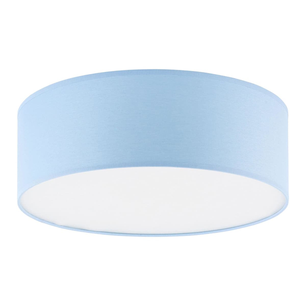 Dziecięcy plafon okrągły Rondo 3229 TK Lighting tkaninowy biały niebieski