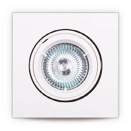 Podtynkowa lampa sufitowa Fine H0039 Maxlight na przedpokój metal biała