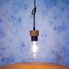LAMPA wisząca CLARTE 3271104 Britop metalowa OPRAWA loftowy zwis drewno czarny