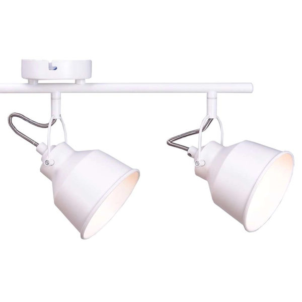 Plafon LAMPA sufitowa NIKO 3 310996 Polux metalowa OPRAWA industrialne reflektorki regulowane białe