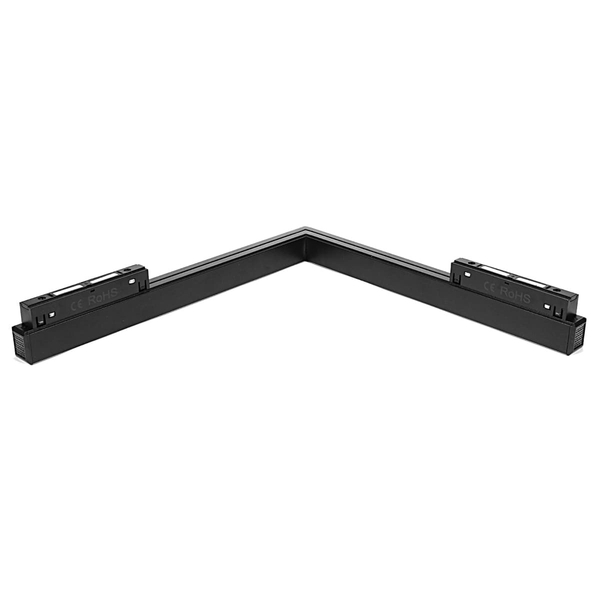 Lampa magnetyczna narożna szynowa 3-fazowa 666 Domeno LED 24W 3000K czarna