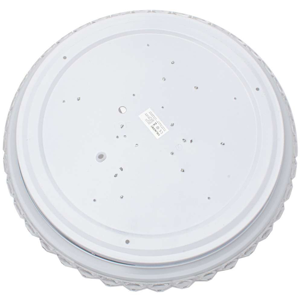 Plafon LAMPA okrągła LAYLA ML4221 Milagro sufitowa OPRAWA z kryształkami LED 26W 3000K – 6000K glamour pilot biała chrom