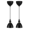 Lampa wisząca 2-punktowa Ray 63233003 Nordlux metalowa czarna