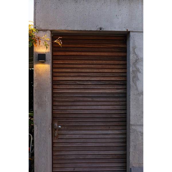 Kinkiet LAMPA ścienna GEMINI 5189125012 Lutec metalowa OPRAWA elewacyjna LED 9W 3000K kostka zewnętrzna IP54 czarna