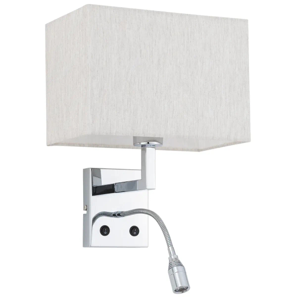 Naścienna lampa do jadalni HOTEL MOOD 11785 LED 2,2W 4000K kremowa chrom