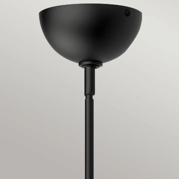 Loftowa lampa wisząca Jude ALM-JUDE-P-MB-CL szklana czarna