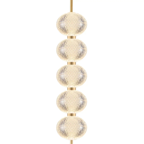 Zwisająca lampa kulista Galatea DU31359/30W LED 30W 3000-6500K złoty