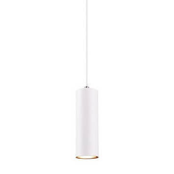 Pojedyncza lampa wisząca VANTOS DL101312400 Trio sopel tuba biały