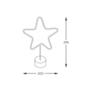 Dziecięca lampka stołowa Neon FM-NB20 Zumaline LED star gwiazda niebieska