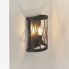 Metalowy kinkiet Heston 61499 Endon lampion tuba świeczka czarna