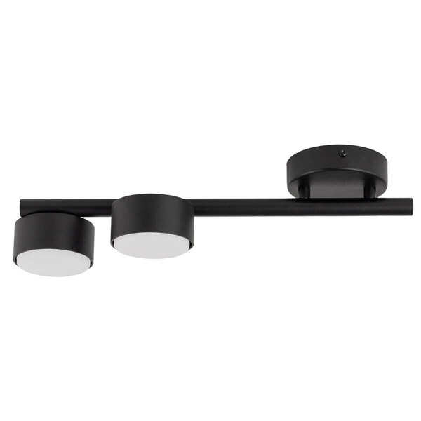 Podwójna lampa sufitowa Punto 40817 Sigma metalowa do przedpokoju czarna
