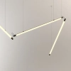 Nowoczesna lampa wisząca czarna PIPER LED 23,5W 2700-4000K listwy do salonu 71264-M942-D9-PH-12