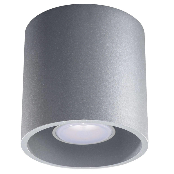 Downlight LAMPA sufitowa SL.0018 metalowa OPRAWA tuba szara