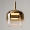 Szklana lampa wisząca Spirito MOD286PL-L18G3K LED 12W 3000K złoty