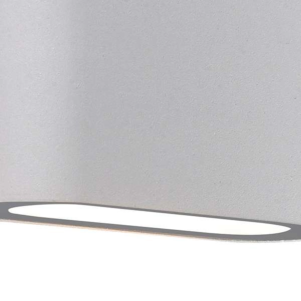 Kinkiet LAMPA ścienna RICKY MB2020S Italux metalowa OPRAWA łazienkowa LED 6W 3000K przyścienna IP44 biała