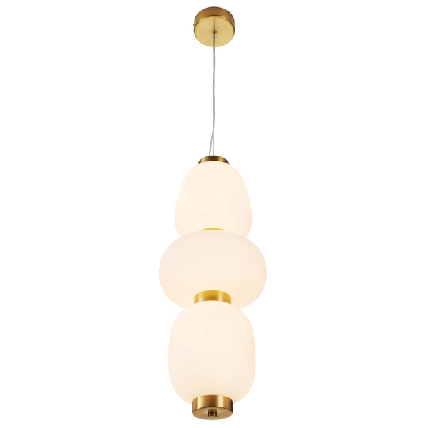 Zwieszana lampa BRILLA ST-CP241210-3L złota LED 69W 3000K złoty biały