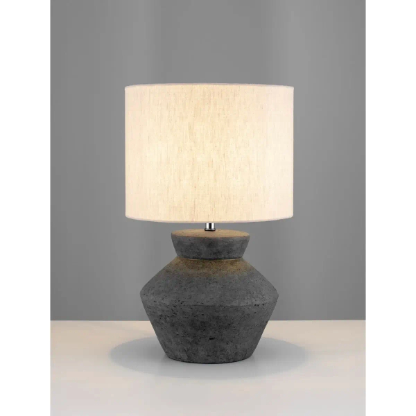 Geometryczna stołowa lampa TREVIRA LE45286 beżowy antracyt
