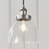 Lampa wisząca Hansen 91738 Endon industrialna stal szczotkowana