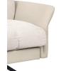 Fotel obrotowy RELAX beżowy KH1501100184 tapicerowany z podnóżkiem