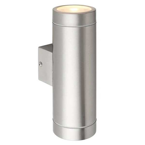 Kinkiet ścienny do salonu Palin XL 98437 metalowy tubka IP44 srebrna