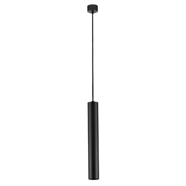 Zwisająca lampa do jadalni NAZCA LE44349 tubka rurka podłużna czarna