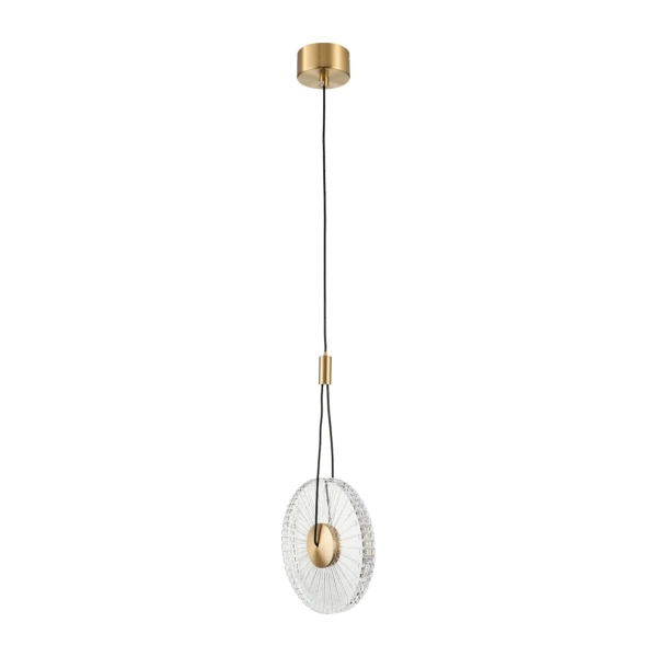 Wisząca lampa złota SUNBLAST LED 5W 3000K talerz nad stół ST-DL5623
