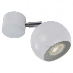 Spot LAMPA sufitowa BIT 32542 Sigma regulowana OPRAWA ścienny KINKIET kula ball biała