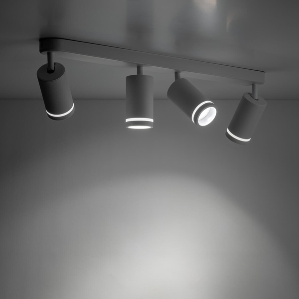 Lampa sufitowa Jet 6917 sopel potrójna do kuchni metalowa biała