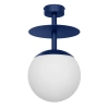 Metalowy plafon dysk do jadalni PLAAT B PLB113003 granatowy