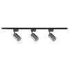1-fazowy zestaw szynowy sufitowy SMOKY 328212 regulowany czarny