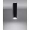 Minimalistyczna lampa sufitowa SL.1001 metalowa tuba czarna