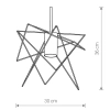 Lampa wisząca Cameleon Gstar 10327 Nowodvorski druciana czarna