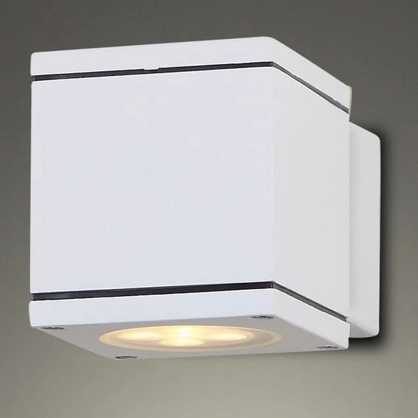 Oprawa ścienna HOME SQUARE W0138 Maxlight IP54 do przedpokoju biała