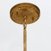Lampa wisząca nad stół Sawgrass QN-SAWGRASS-3P-DG-O z łańcuchami złota