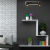 Sufitowa lampa do salonu Parma LP-0612/2WS BK Light Prestige LED zmienna barwa czarna