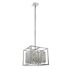 Lampa wisząca glamour Acadia 81930 Endon kryształowa crystal kwadratowa chrom
