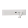 Minimalistyczny kinkiet Resort ML1569 LED 10W+3W 4000K biały