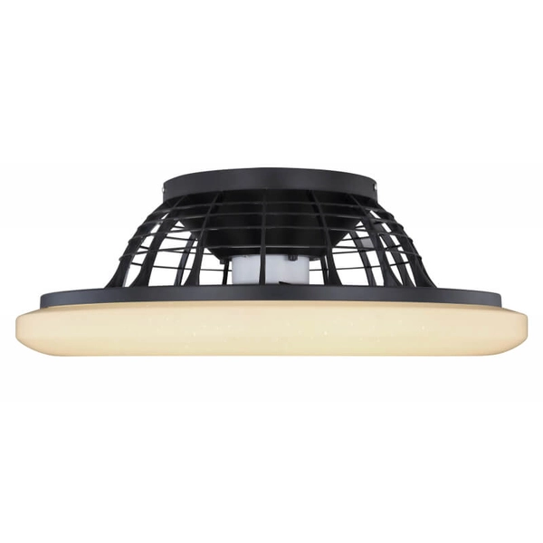 Natynkowy wentylator Travo 03628B plafon 30W 3000K - 6500K czarny