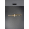 Wisząca lampa SALINAS 320310308 czarna złota LED 34W 3000K 150cm
