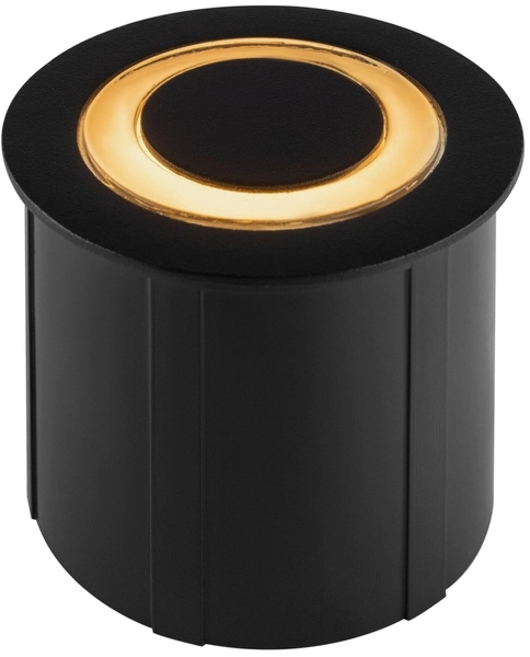 Oczko zewnętrzne Lime O037-L3B3K LED 3W do oświetlenia schodów czarne