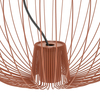 Metalowa lampa wisząca PUMPKIN 11495 druciana terakota