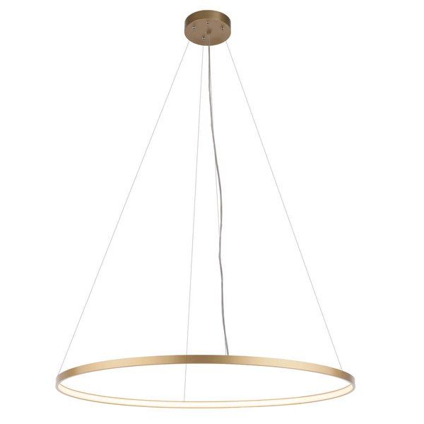 Metalowa wisząca lampa Agari 5345 Shilo LED 66W 4000K okrąg do kuchni złota